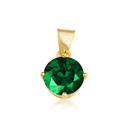 Gold Custom Birthstone Necklace