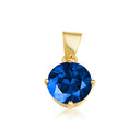 Gold Custom Birthstone Necklace