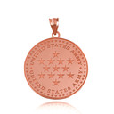Rose Gold US Army Historical Stars Pendant