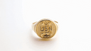 Yellow Gold United States Navy Anchor Officially Licensed Master Chief Petty Officer Round Signet Ring video