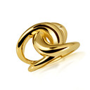 Gold Intertwined Eternity Ring