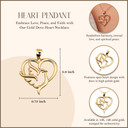 10K/14K Gold Dove Heart Necklace