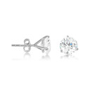 Silver 6mm Cubic Zirconia Martini Stud Earrings  Silver 6mm Cubic Zirconia Martini Stud Earrings