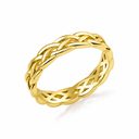 10K/14K Solid Gold Triple Strand Trinity Band 