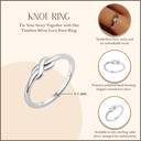 Silver Love Knot Ring