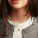10K/14K Yellow Gold Sunflower Pendant Necklace Pendant Necklace