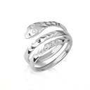 925 Sterling Silver Snake Ring