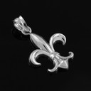 Silver Fleur-de-Lis Charm Pendant