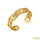 Gold Celtic Trinity Toe Ring