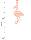 pink flamingo pendant