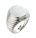 Sterling Silver Men's Signet Ring