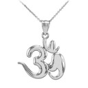 Gold Om Symbol Pendant Necklace(Available In Yellow/Rose/White Gold)