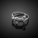 Gold Lioness Ring (Available in Yellow/Rose/White Gold)