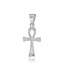 925 Sterling Silver Egyptian Ankh Cross Charm Pendant