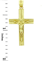 Yellow Gold Crucifix Pendant - The Redeemer Crucifix Yellow Gold Crucifix Pendant - The Redeemer Crucifix
