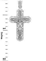 White Gold Crucifix Pendant - The Ever After Crucifix