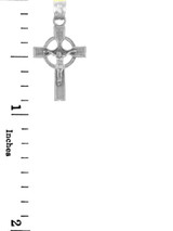 White Gold Crucifix Pendant - The Infinity Crucifix