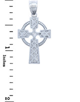Sterling Silver Irish Cross Pendant