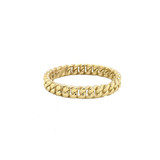 3MM Cuban Link Band in Gold (Yellow/Rose/White)