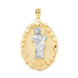 Solid-Yellow-Solid-Yellow-Gold-Saint-Jude-Nugget-Pendant-NecklaceGold-Saint-Jude-Nugget-Pendant-Necklace