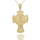 yellow-gold-saint-michael-cross-pendant