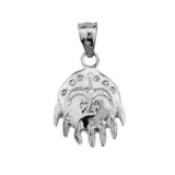 Sterling Silver Native American Indian Pendant Necklace
