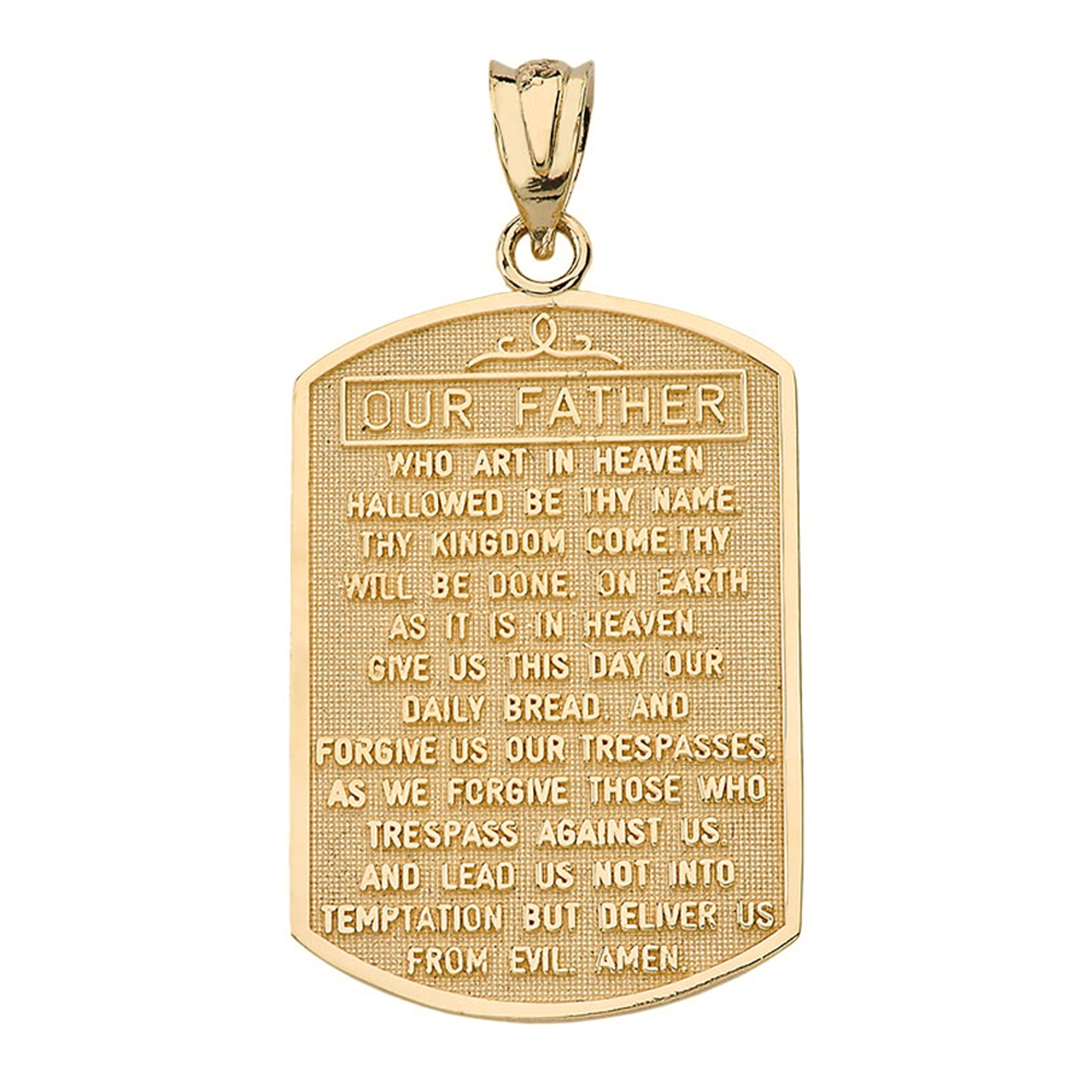 The lord's prayer pendant Clearance