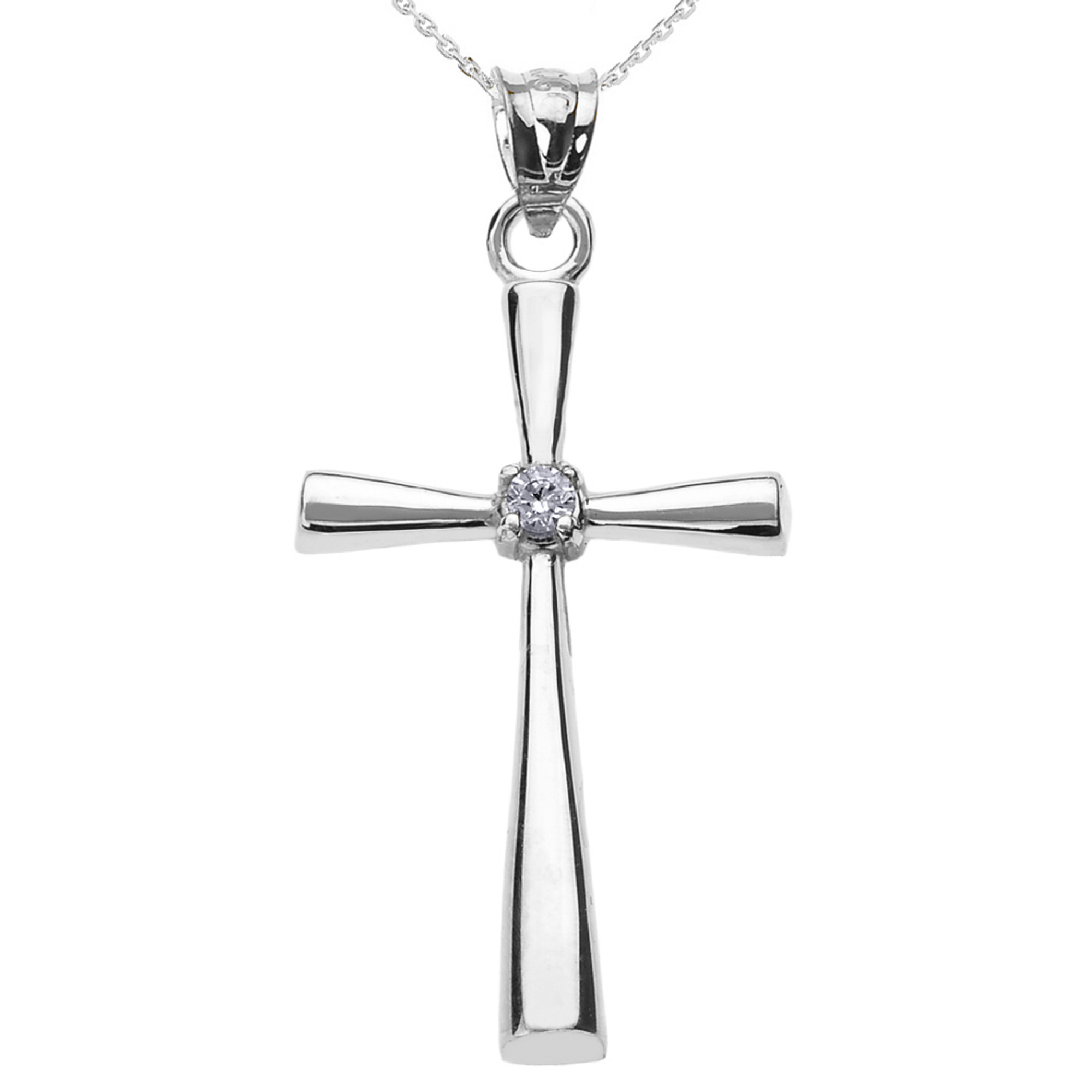 Tiny Diamond Cross Necklace for Baby and Child – Golden Thread, Inc.