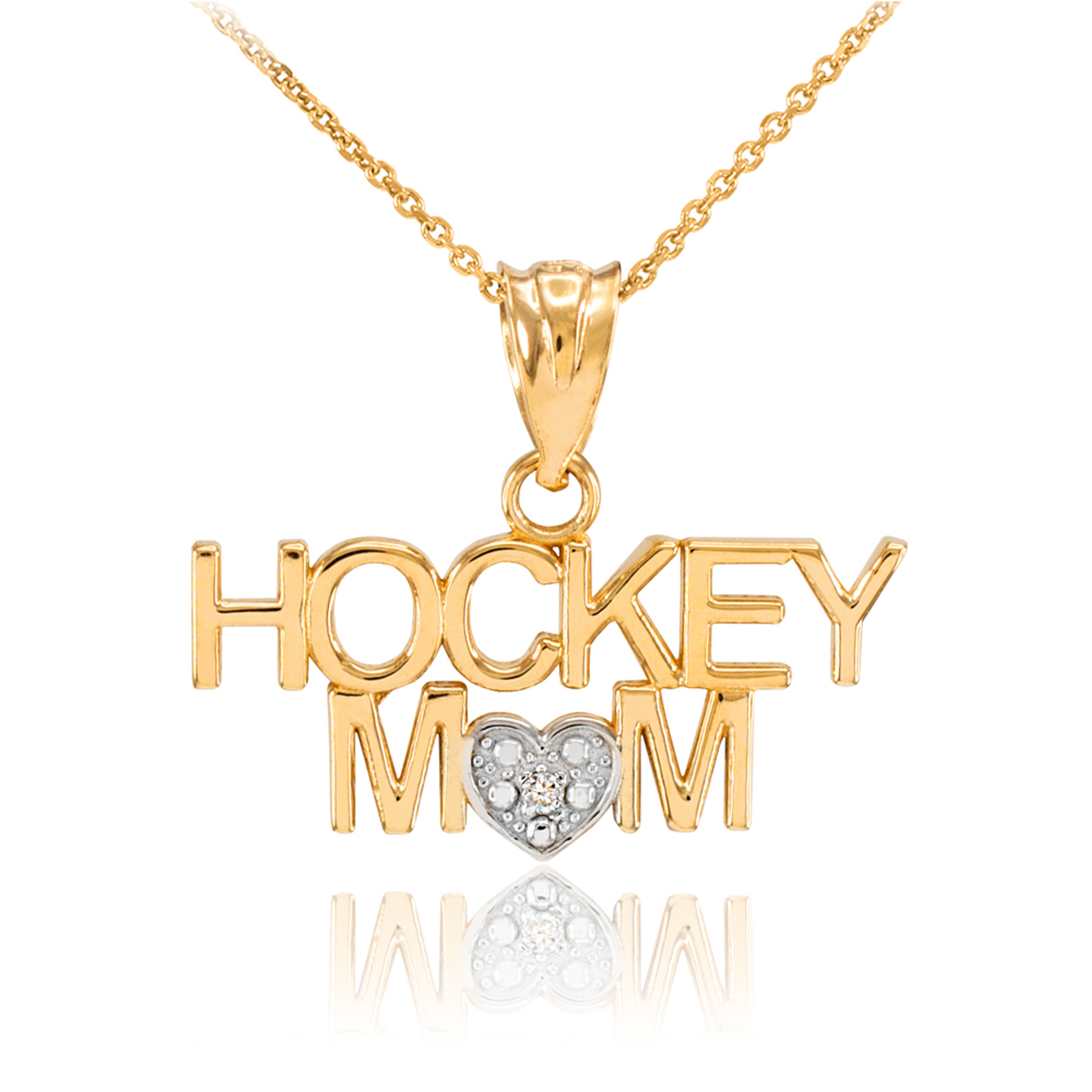 Hockey mom store necklace