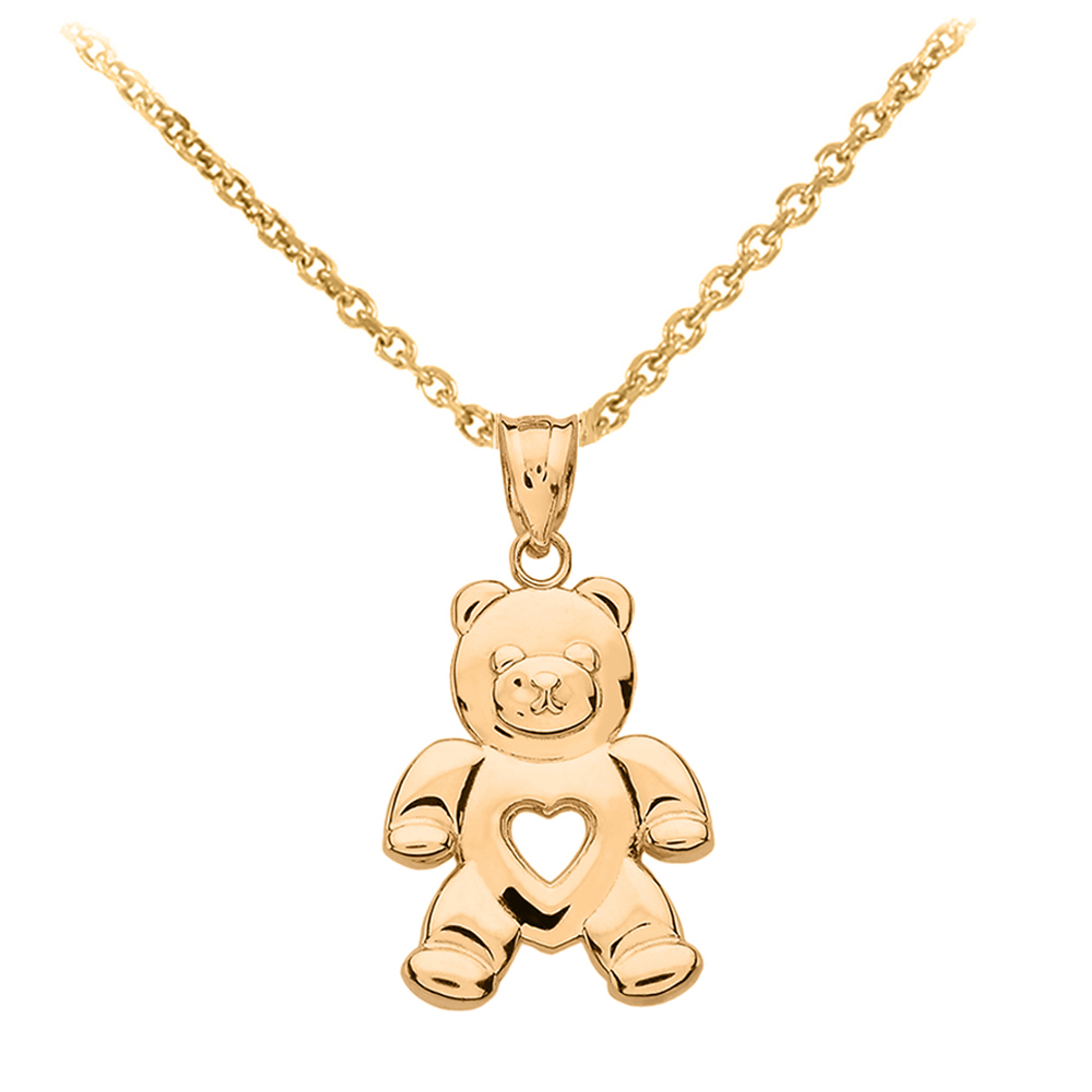 Mens Brown Bear Necklace - Mautmes