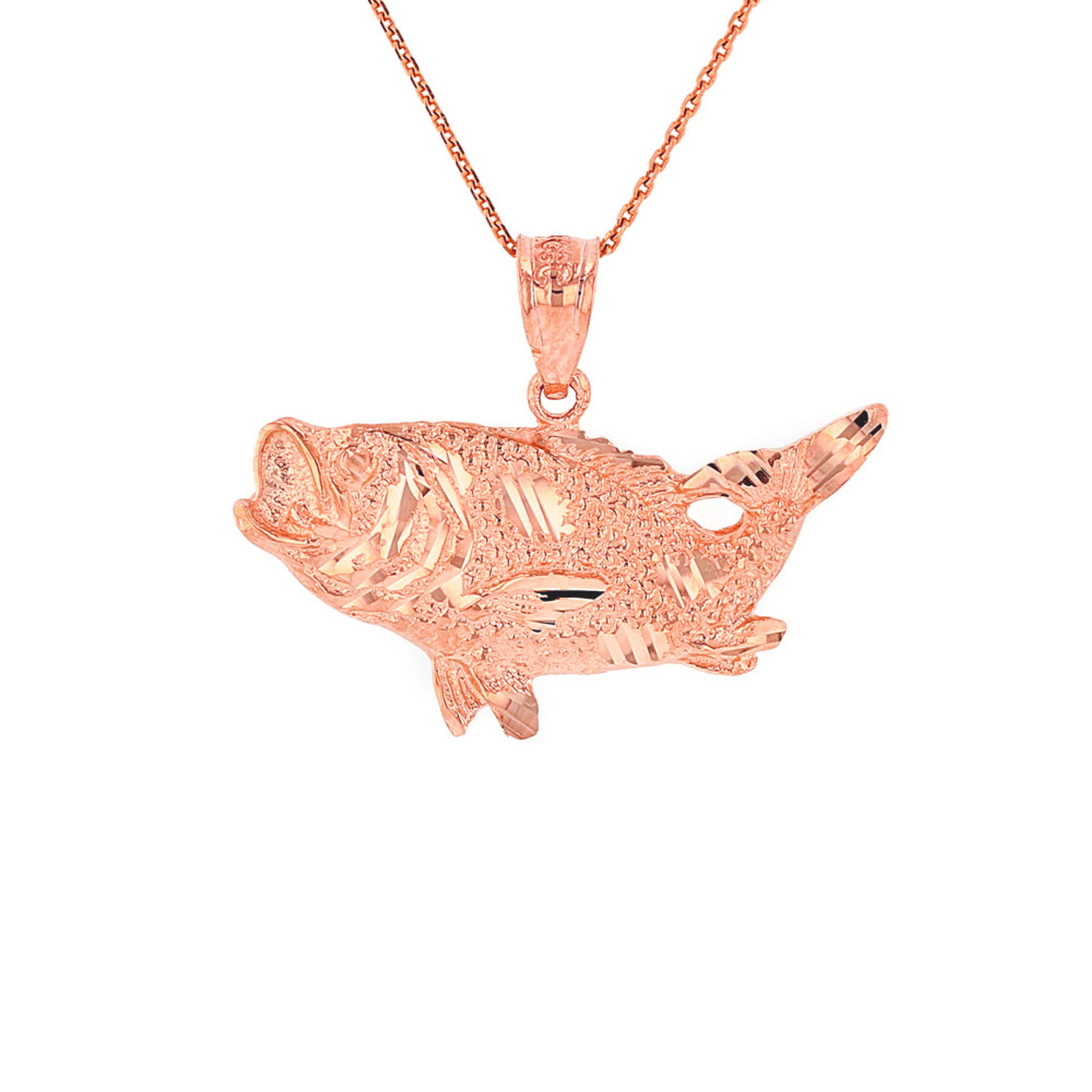 3D Wildlife Jewelry, Largemouth Bass Jewelry, Fish Jewelry,Trout Necklace,Trout  Fish Necklace, Fishing Jewelry Necklace,Silver Fish Necklace – SILVERLIZA