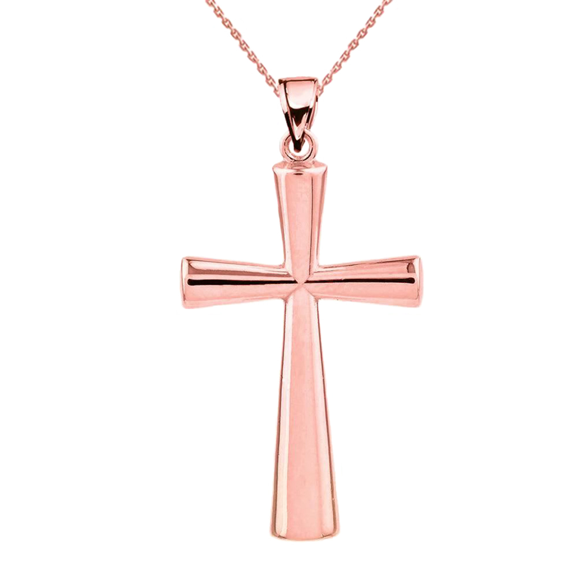 Rose Cross Pendant Necklace – SIXTY STAX