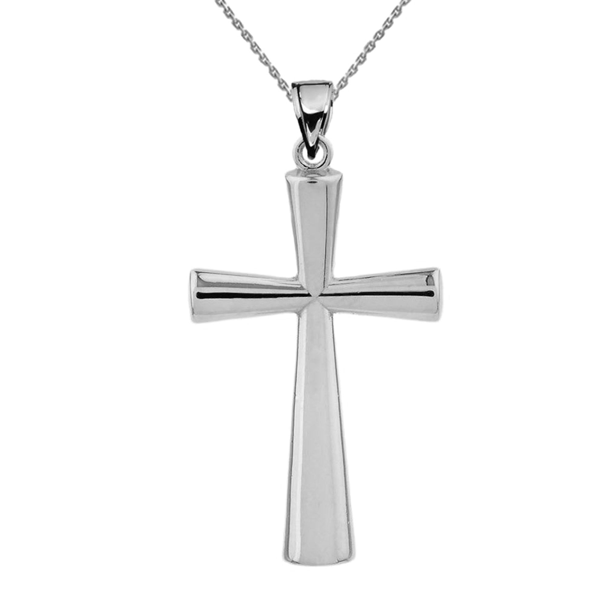 Sterling Silver Small Cross Charm  Sterling Silver Charms, Charm Bracelets  & Beads at Charm Factory