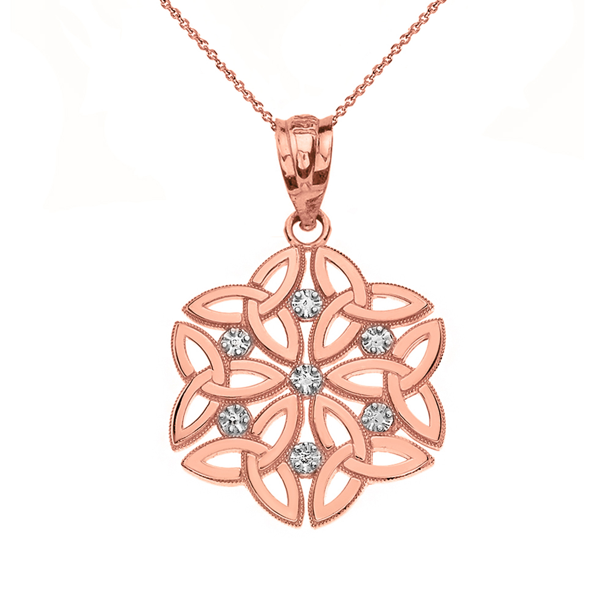 Celtic Dara Knot pendant necklace | Pirate jewelry