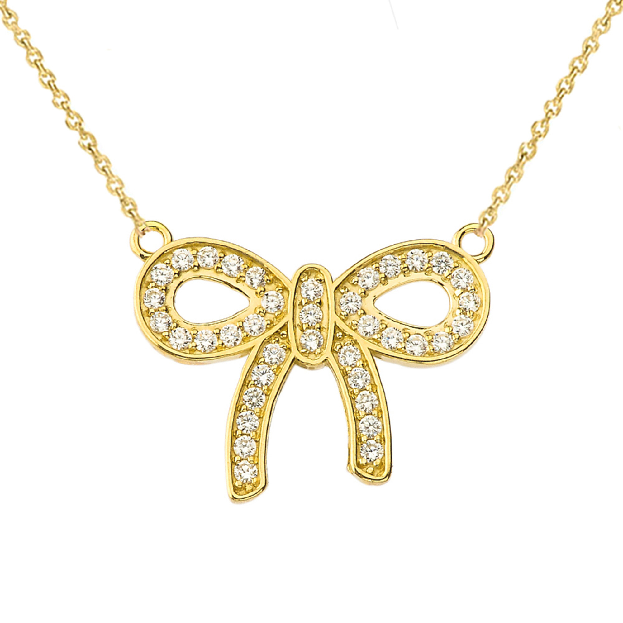 Silver Crystal Bow Choker Necklace | Handong - Dreamcatcher - Fashion Chingu