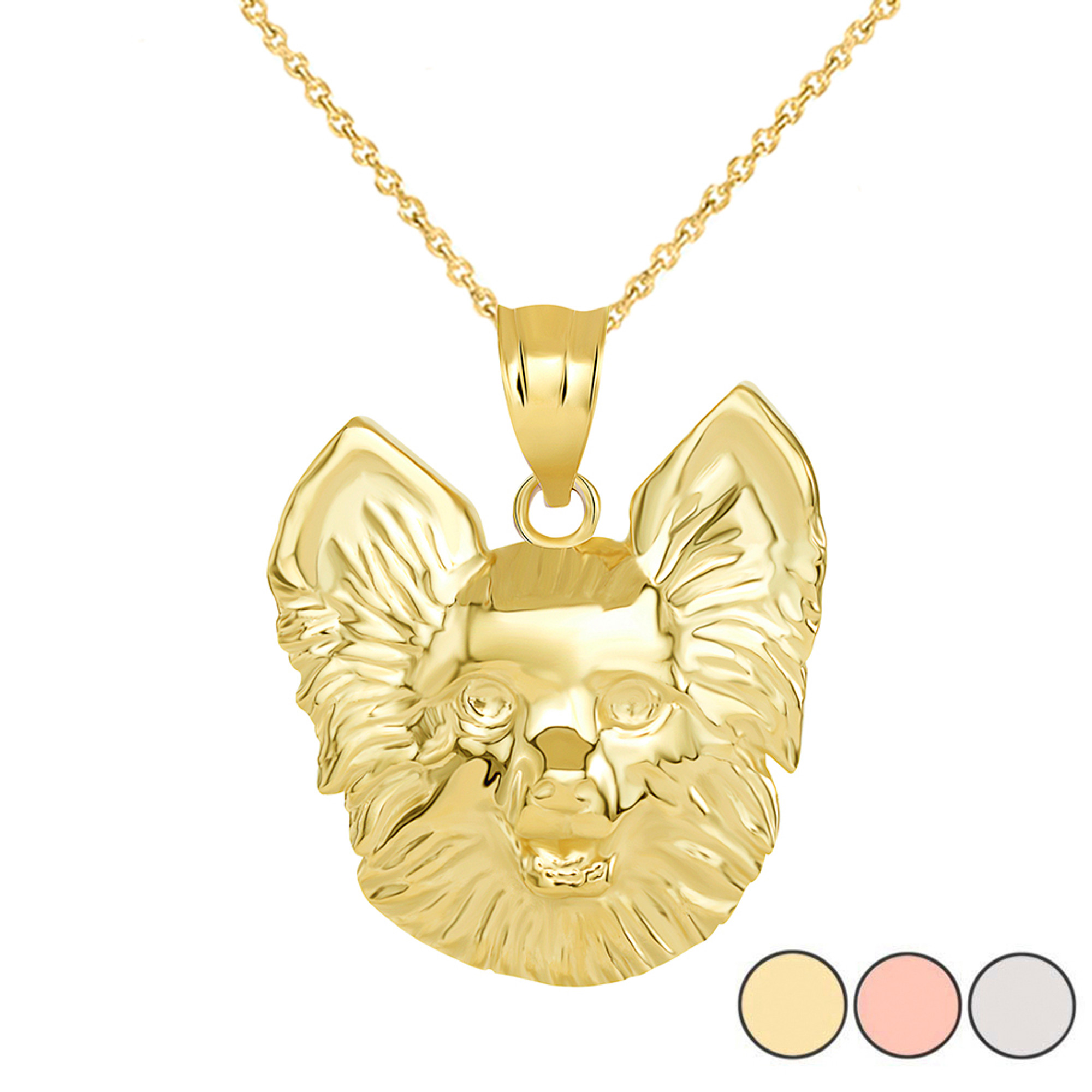 Pomeranian pendant on sale