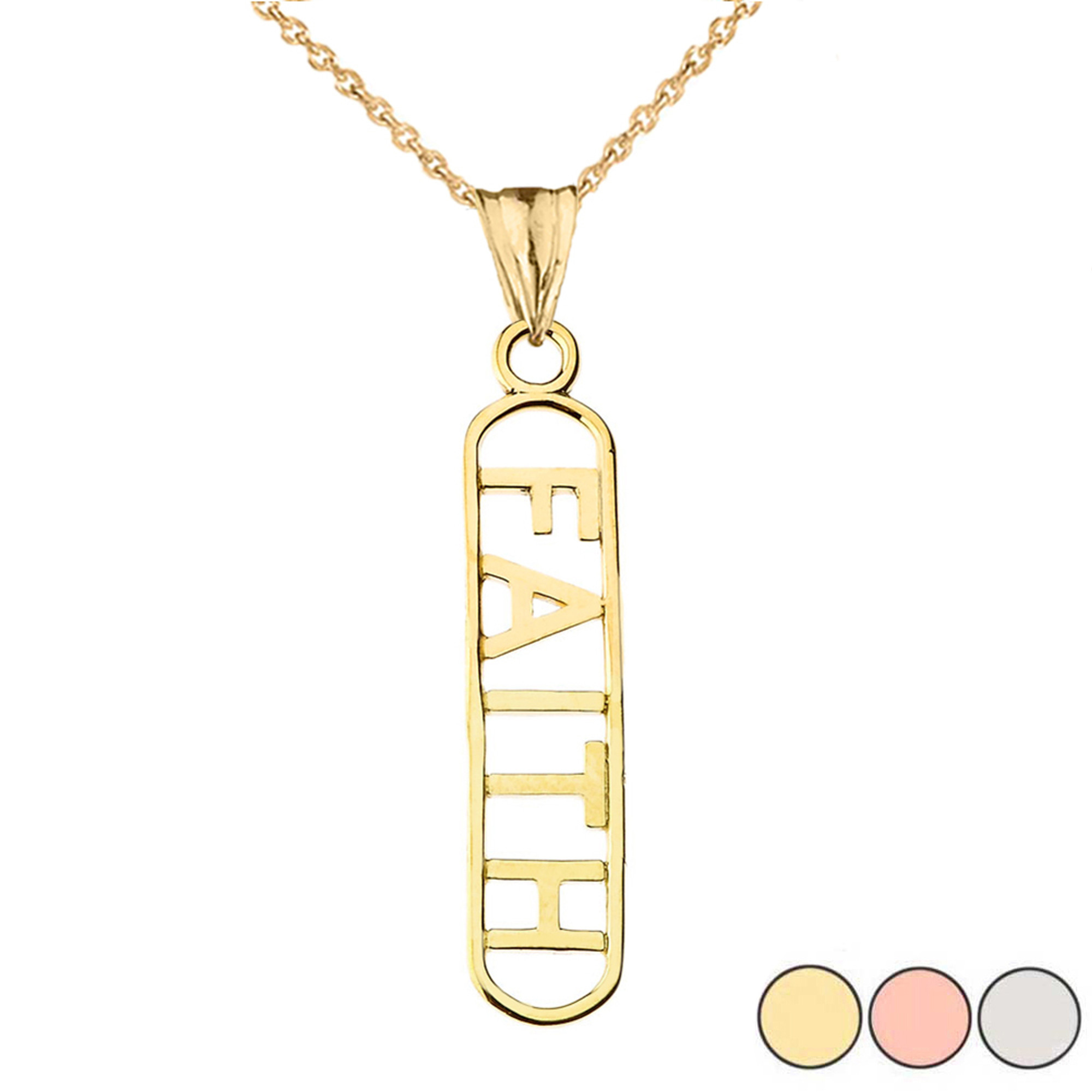 Faith Cross Necklace - Gold – MODERN OUT