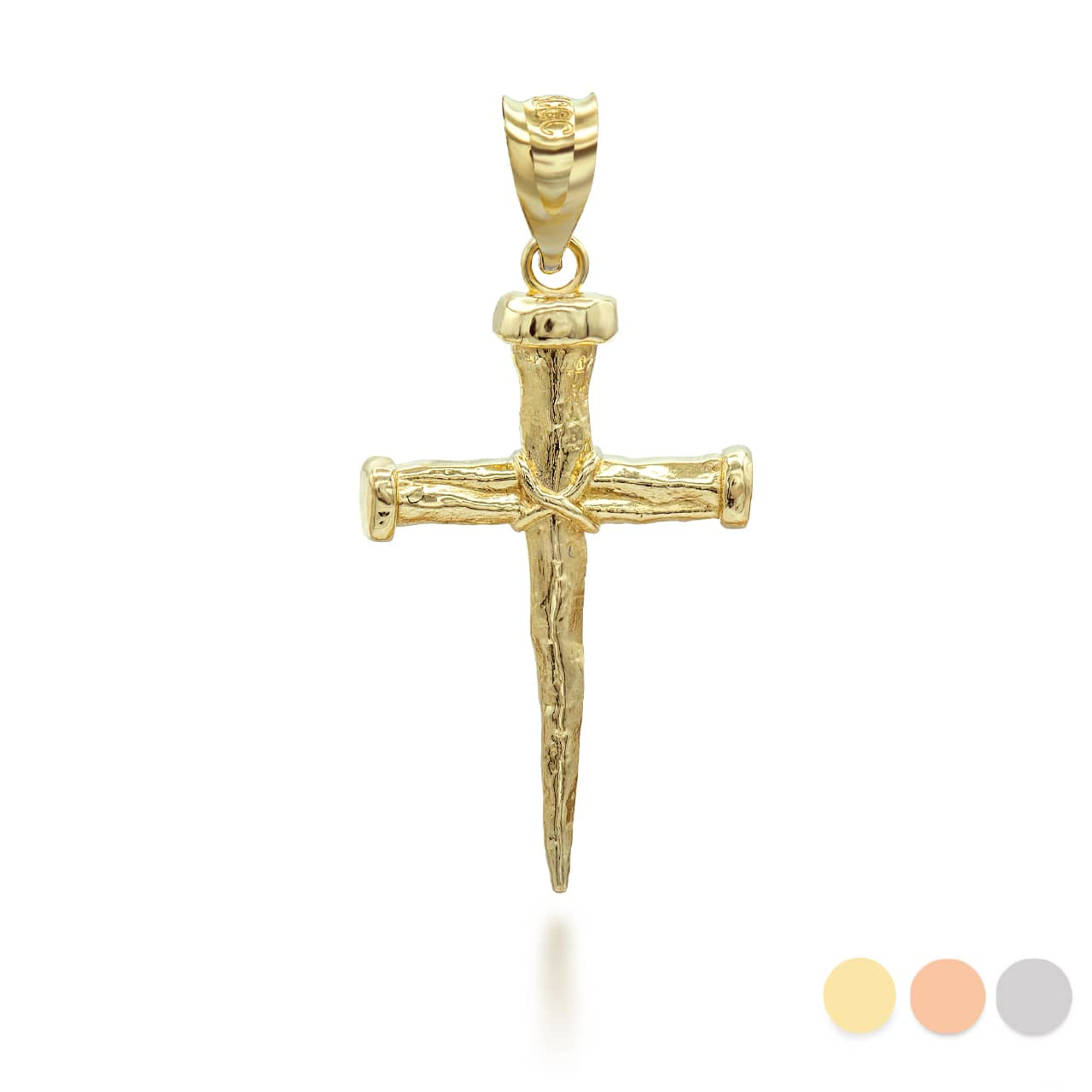 Cross of nails on sale pendant