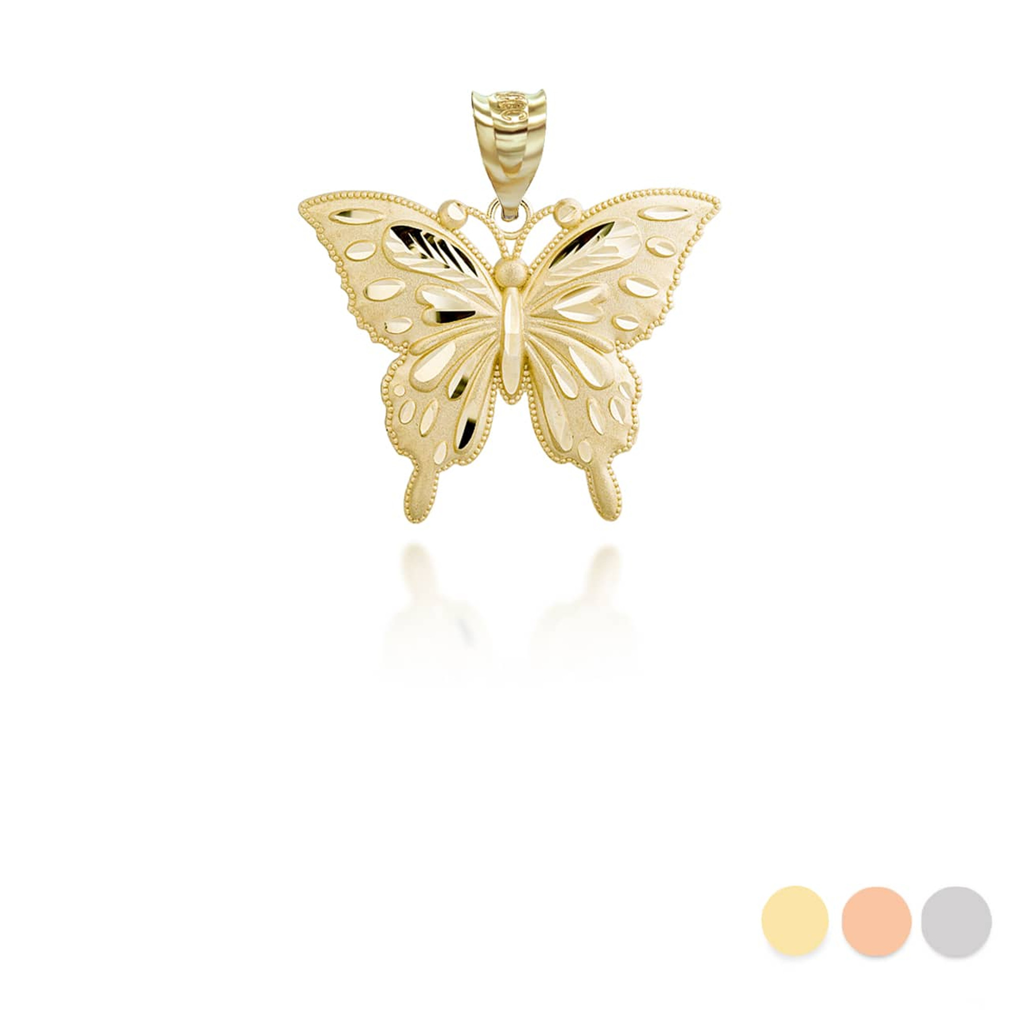 Tiny Butterfly Charm | Sterling Silver | Wildflower + Co.