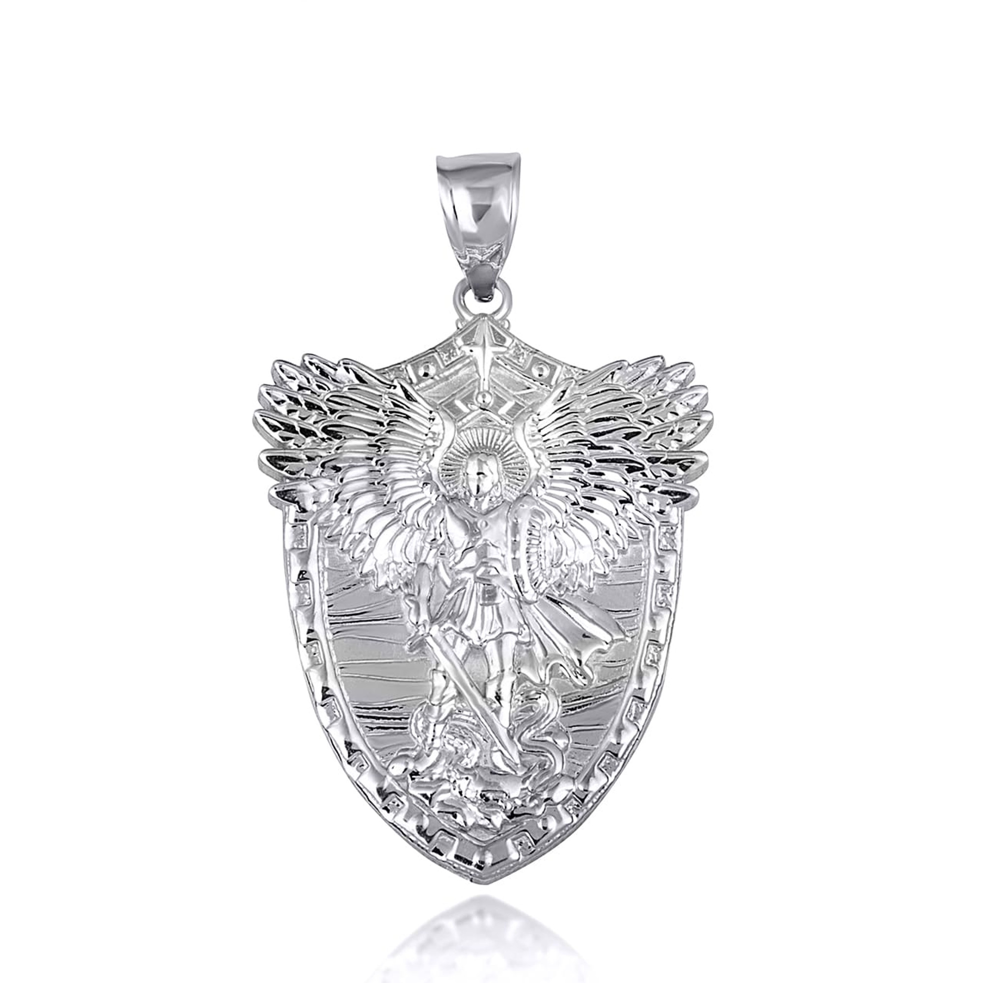 Sterling silver archangel sales michael pendant