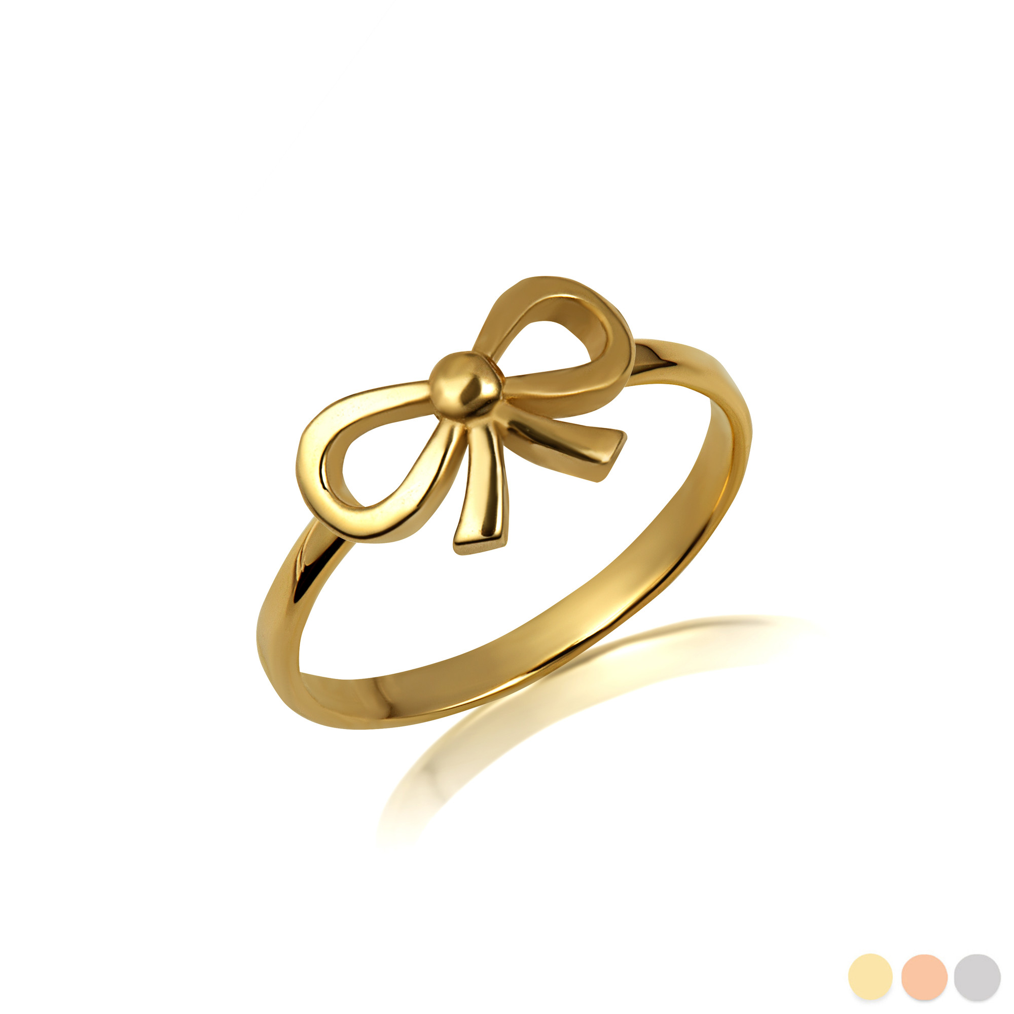 Amazon.com: Dainty Golden Bow Tie Ring for Women Ribbon Bow-Knot Open Ring  with Pearl and Cubic Zirconia Adjustable Cute Fashion Thumb Ring Statement  Engagement Wedding Promise Ring for Bride Women Girls: Clothing,