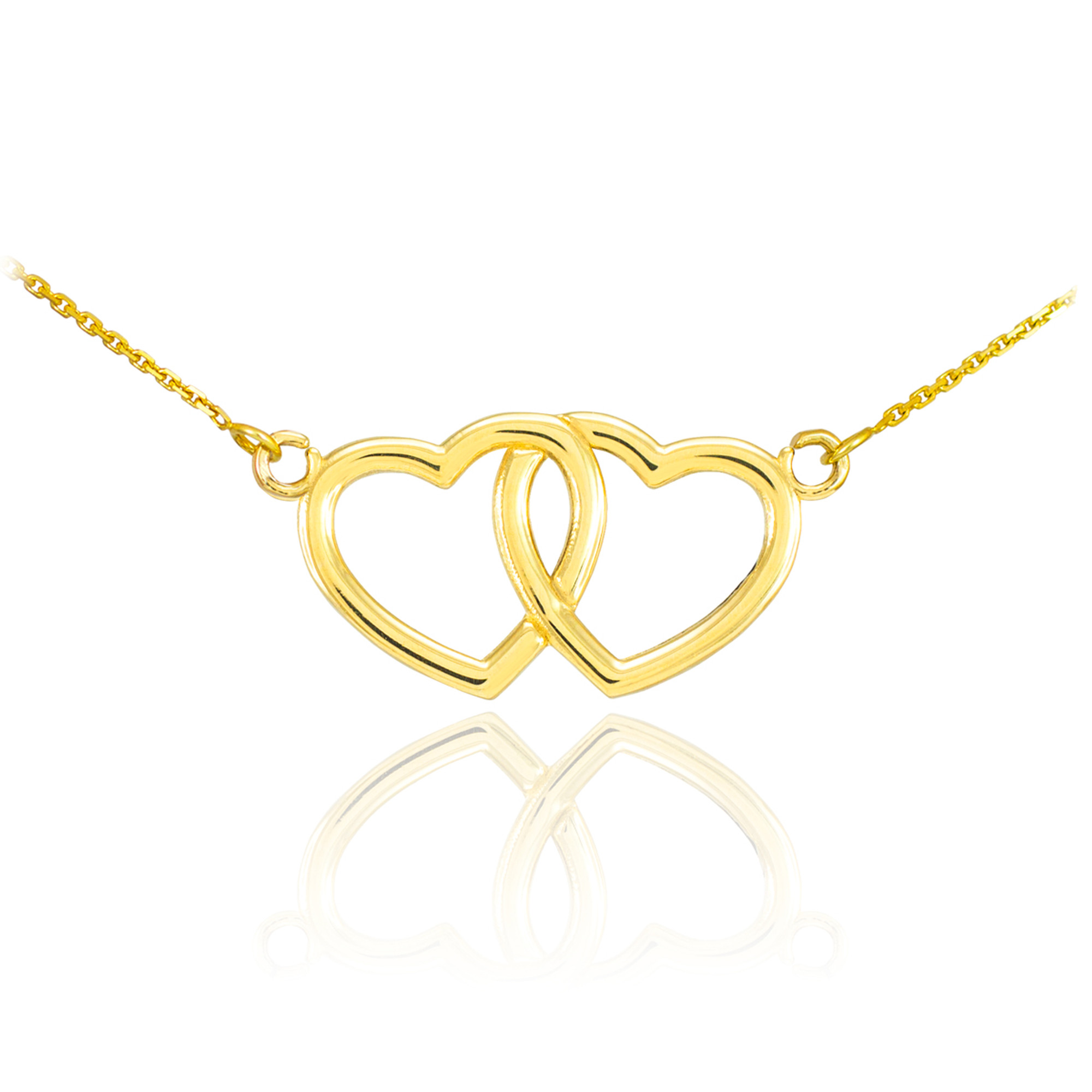 Double sales heart pendant