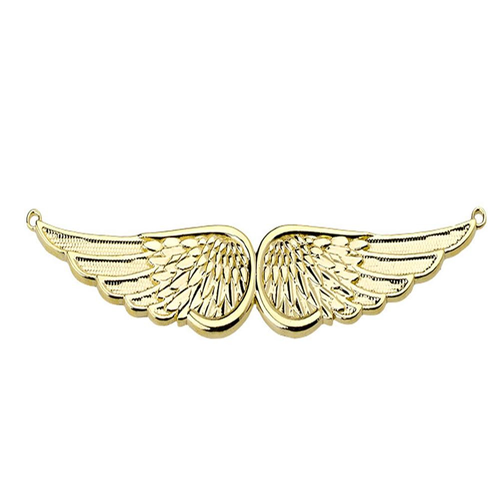Gold Angel Wing Pendant Necklace