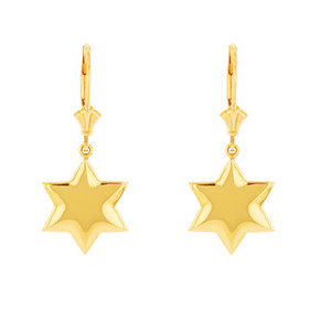 Gold Star Earring Set(Available in Yellow/Rose/White Gold)