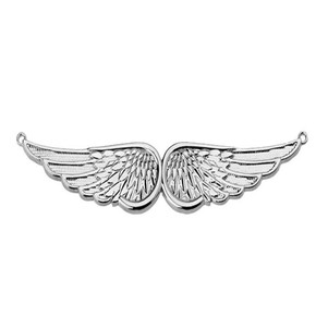 14K  White Gold Angel Wings Necklace