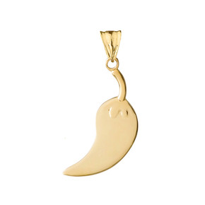 Jalape?Â¤o Pendant Necklace in Yellow Gold