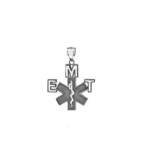 Vintage EMT Pendant Necklace in Sterling Silver