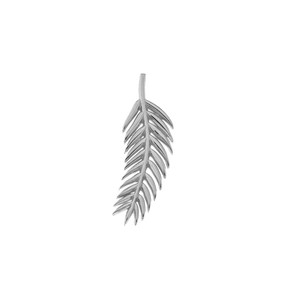 Olive Leaf in Sterling Silver Pendant Necklace