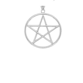 Small Pentagram Pendant in Sterling Silver