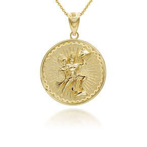 yellow-gold-lord-hanuman-indian-hindu-monkey-god-coin-medallion-pendant-necklace